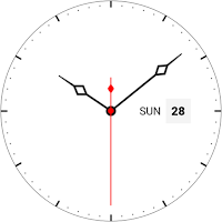 Retro Analogue Watch Face