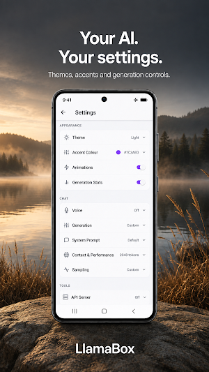 LlamaBox: Offline AI Chat Screenshot 2