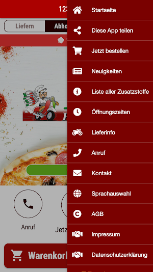 123 Pizzeria Rödermark Screenshot 2