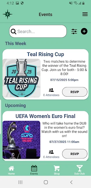The Dub Mobile App Screenshot 0