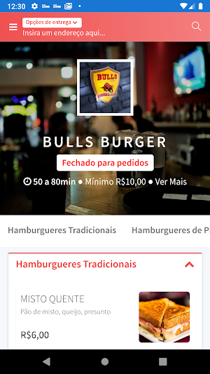 Bulls Burger Screenshot 0