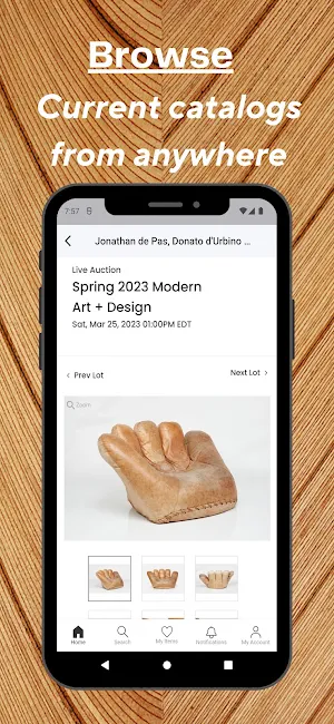 BILLINGS Art & Design Auctions Screenshot 3