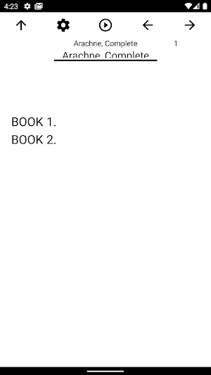 Book, Arachne, Complete Screenshot 0