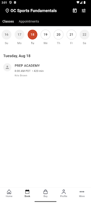 OC Sports Fundamentals Screenshot 1