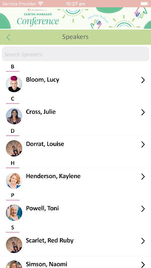 AEG CM Conference App Screenshot 3