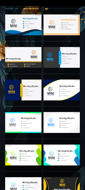 Business Card Screenshot 1