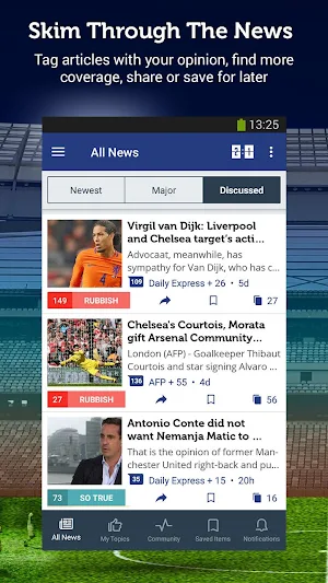 Chelsea Football News Screenshot 2