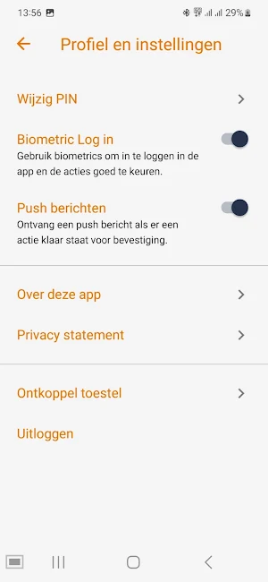 PostNL Login Screenshot 1