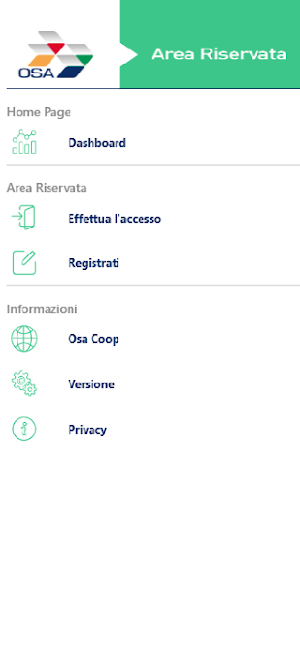 Area riservata osa Screenshot 1
