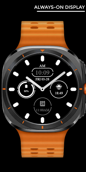 Night ver 74 - watch face Screenshot 2