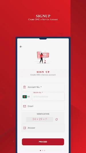 ONE e-Service Screenshot 1