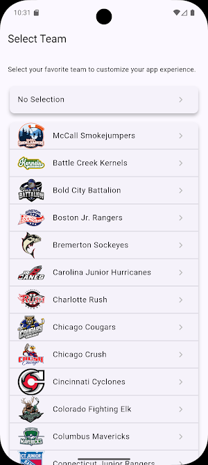 USPHL Premier Screenshot 3