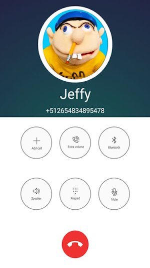 Jeffy Video Call & Chat Simulator Prank Screenshot 3
