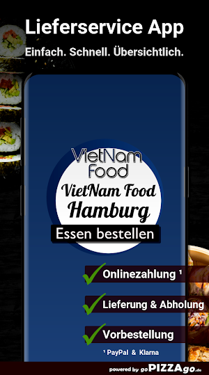 VietNam Food Hamburg Screenshot 0