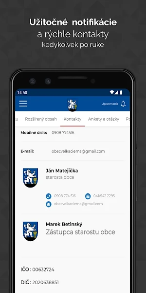 Obec Veľká Čierna Screenshot 3