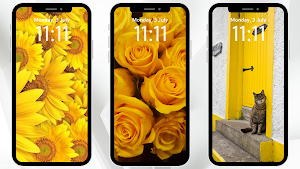 Yellow Things Wallpaper Screenshot 1