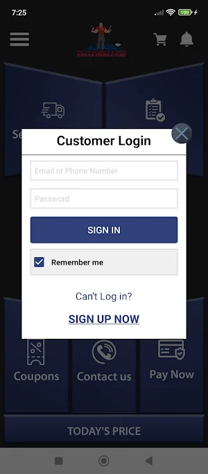 Vegas Mobile Fuel Screenshot 0