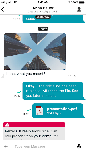 ginlo Business Messenger Screenshot 3