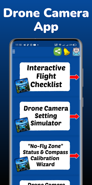 Drone Camera App for Android Screenshot 1