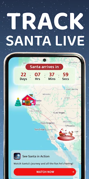 Santa Tracker 2025 Screenshot 1