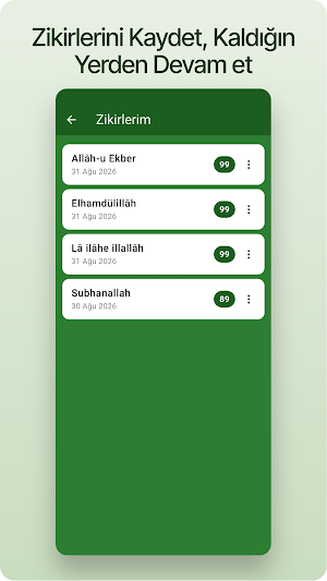 Tasbeeh Counter: Zikr Tasbih Screenshot 1