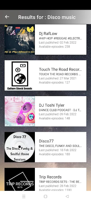 The Web Radio & Podcasts Screenshot 2