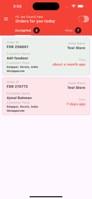 Foodoor Delivery App Screenshot 1