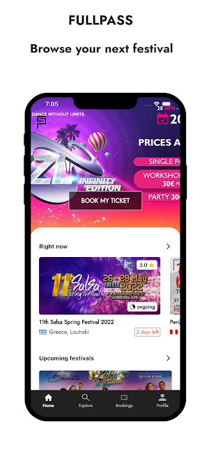 FullPass: Best Dance Festivals Screenshot 1