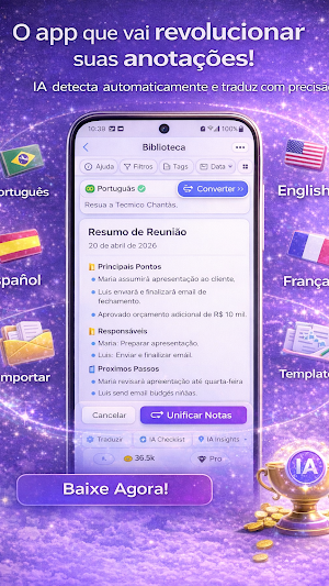 VoiceNotePro AI: Voz em Texto Screenshot 2