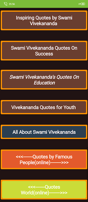 Swami Vivekananda Quotes Screenshot 0