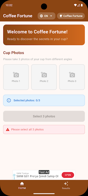 Coffee Fortune Telling Screenshot 0