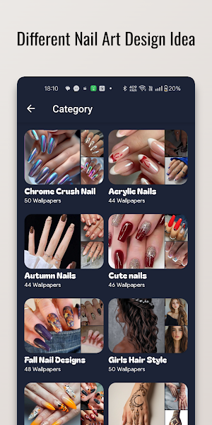 Chrome Crush Nail Design Screenshot 0
