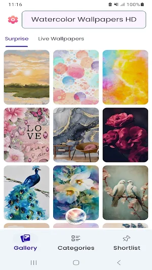 Watercolor Wallpapers HD Screenshot 0