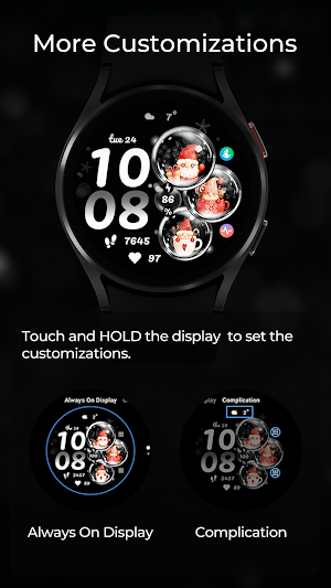 TVV Christmas 4 Watch Face Screenshot 3