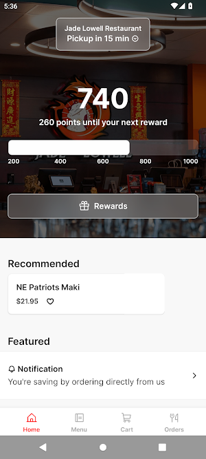 Jade Lowell Restaurant Screenshot 0