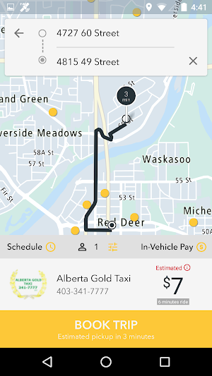 Alberta Gold Taxi screenshot 2
