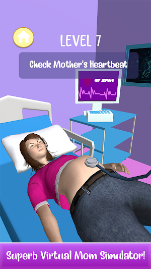 Pregnant Mother Simulator 3D - Newborn Baby Care Screenshot 0