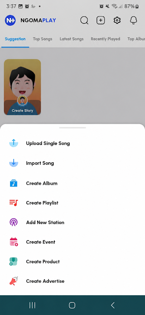 NgomaPlay Screenshot 2