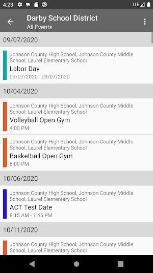 Darby School District Screenshot 3