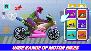 Toddler Moto Racer Hills Stunt Screenshot 2