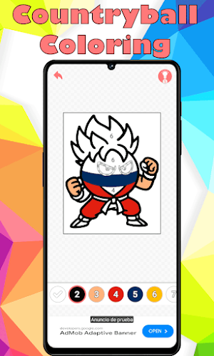 Countryballs coloring Screenshot 0