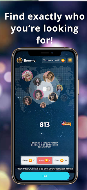 Showna: Random Video Call Screenshot 3