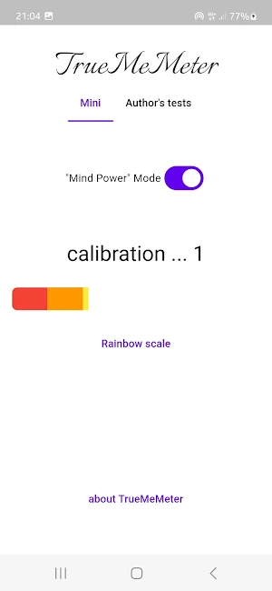 TrueMeMeter Screenshot 2