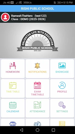 Rishi Public School Screenshot 1