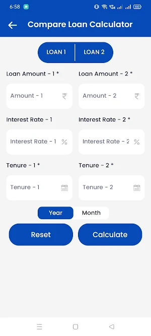EasyLoan - EMI Loan Calculator Screenshot 2