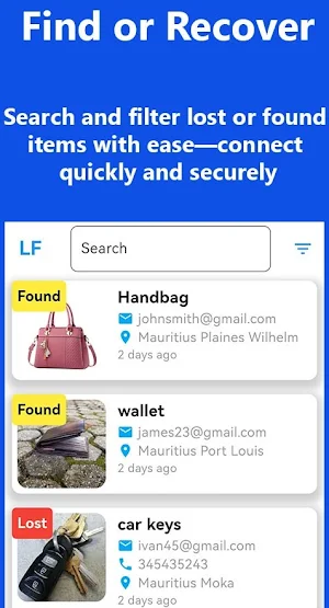 Lost and found Screenshot 2