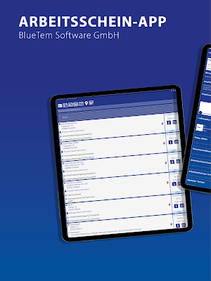 BlueTem - Arbeitsschein Screenshot 3