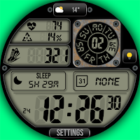 Digital Watch Face MB401