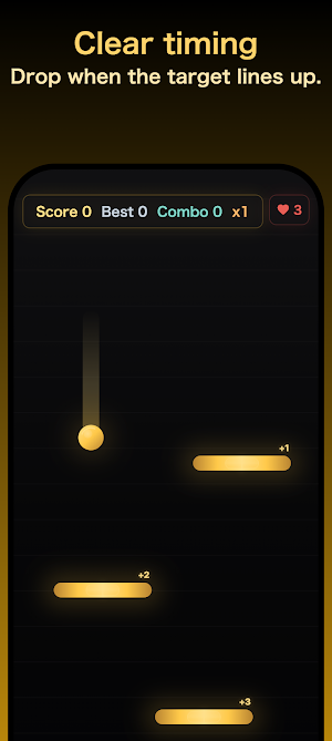 Gold Drop: One-Tap Game Screenshot 1