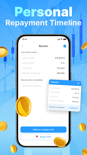 Loan Calculator: EMI Planner Screenshot 2